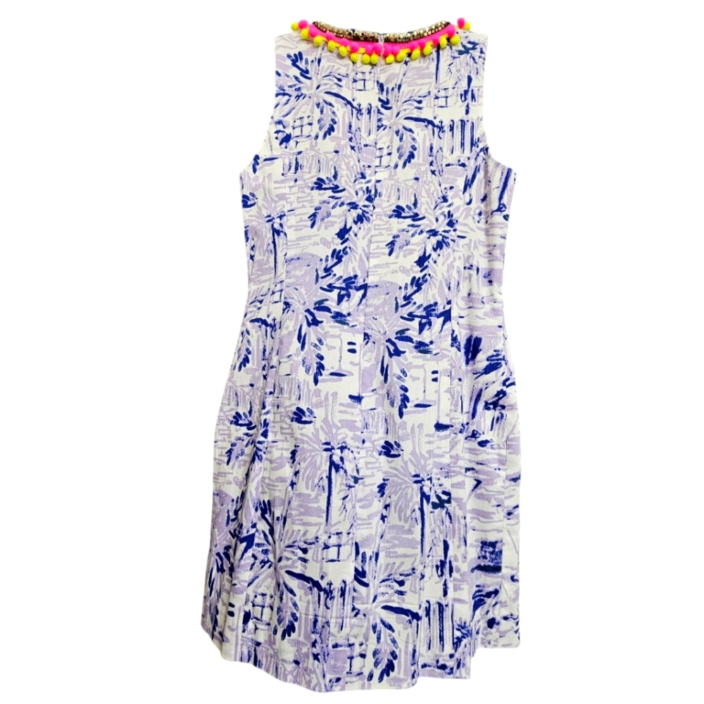 Nwot Lilly Pulitzer Mila Lilac Verban Rock The Dock Sleeveless Resort Dress - Picture 10 of 16